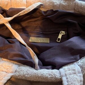 Zara Cream & Lavender Bag